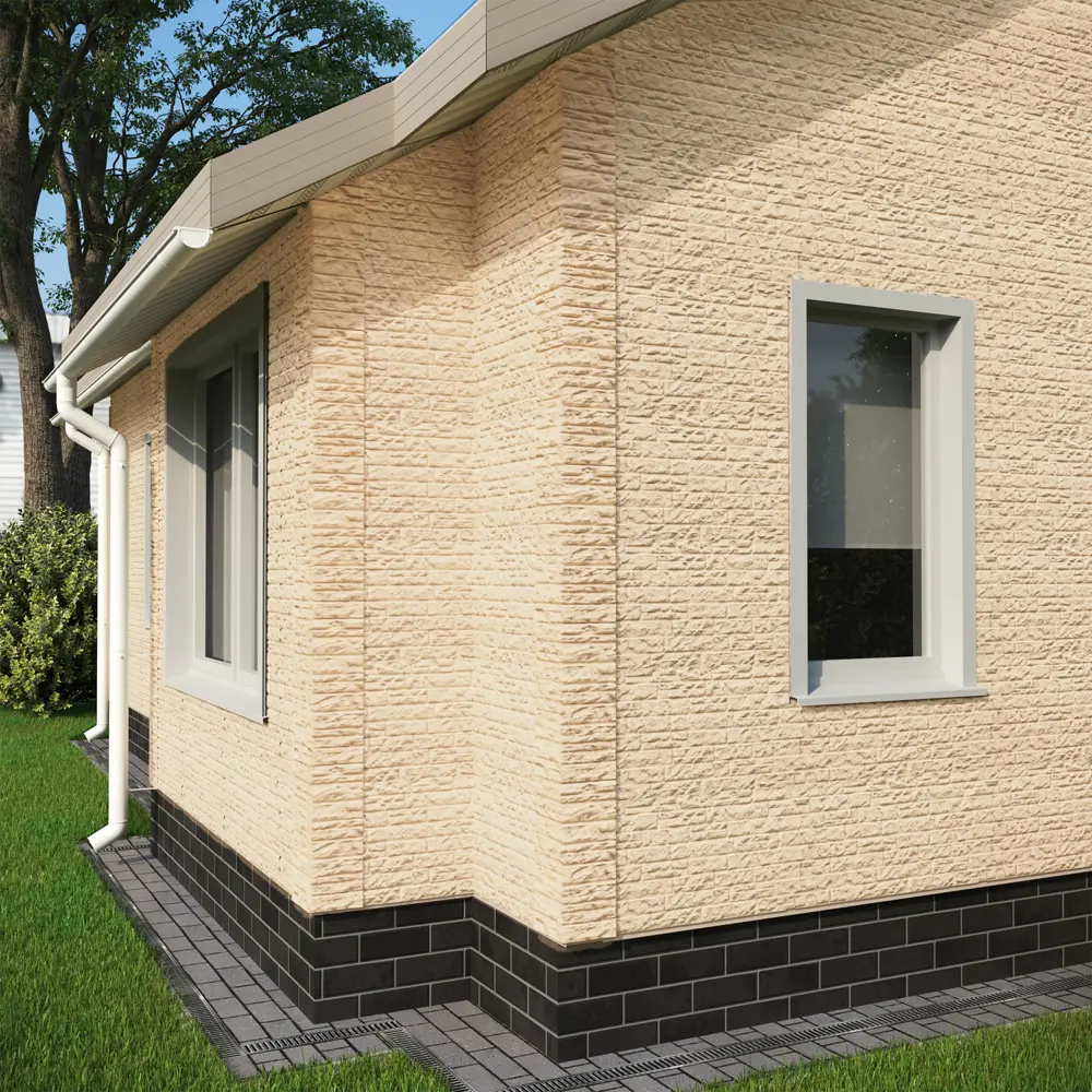 Угол наружный Dacha Песчаник колотый цвет бежевый DÖCKE STLM-2020085 - Вид №1