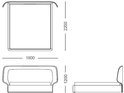 Now & Future Двуспальная кровать из ткани sun-id-1360538 - Вид №1