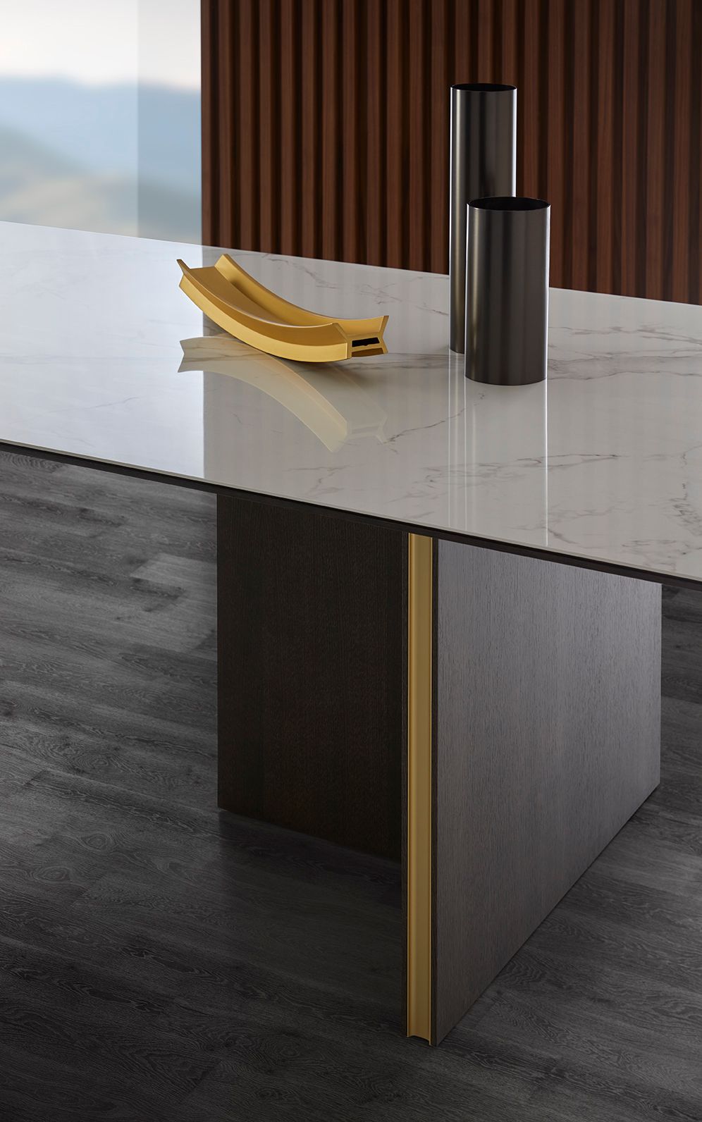 Прямоугольный керамический обеденный стол Punt Stockholm ARCH-00107976 - Вид №3