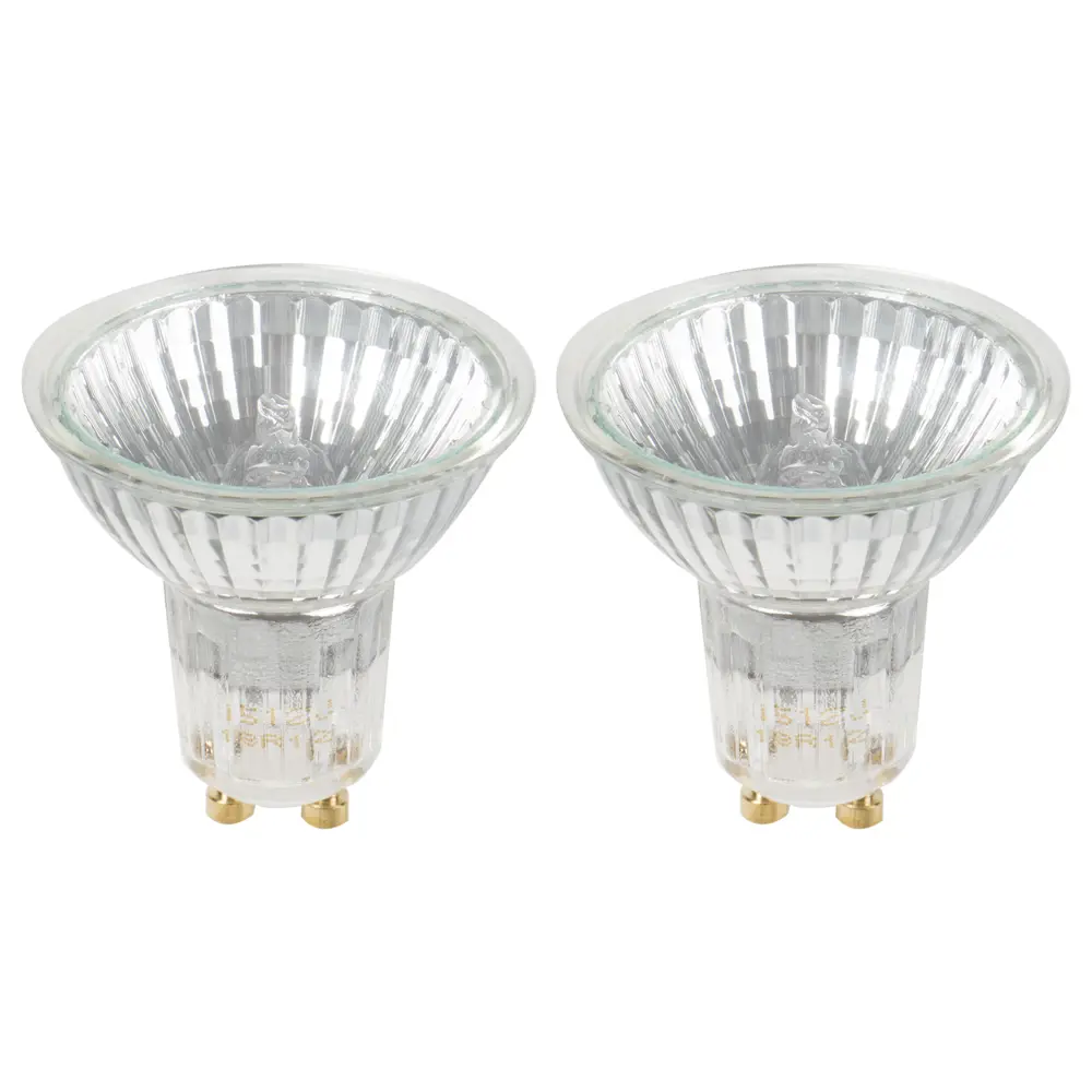 Набор галогенных ламп Osram спот GU10 20 Вт свет тёплый белый 2 шт. 12215084 STLM-2008264 
