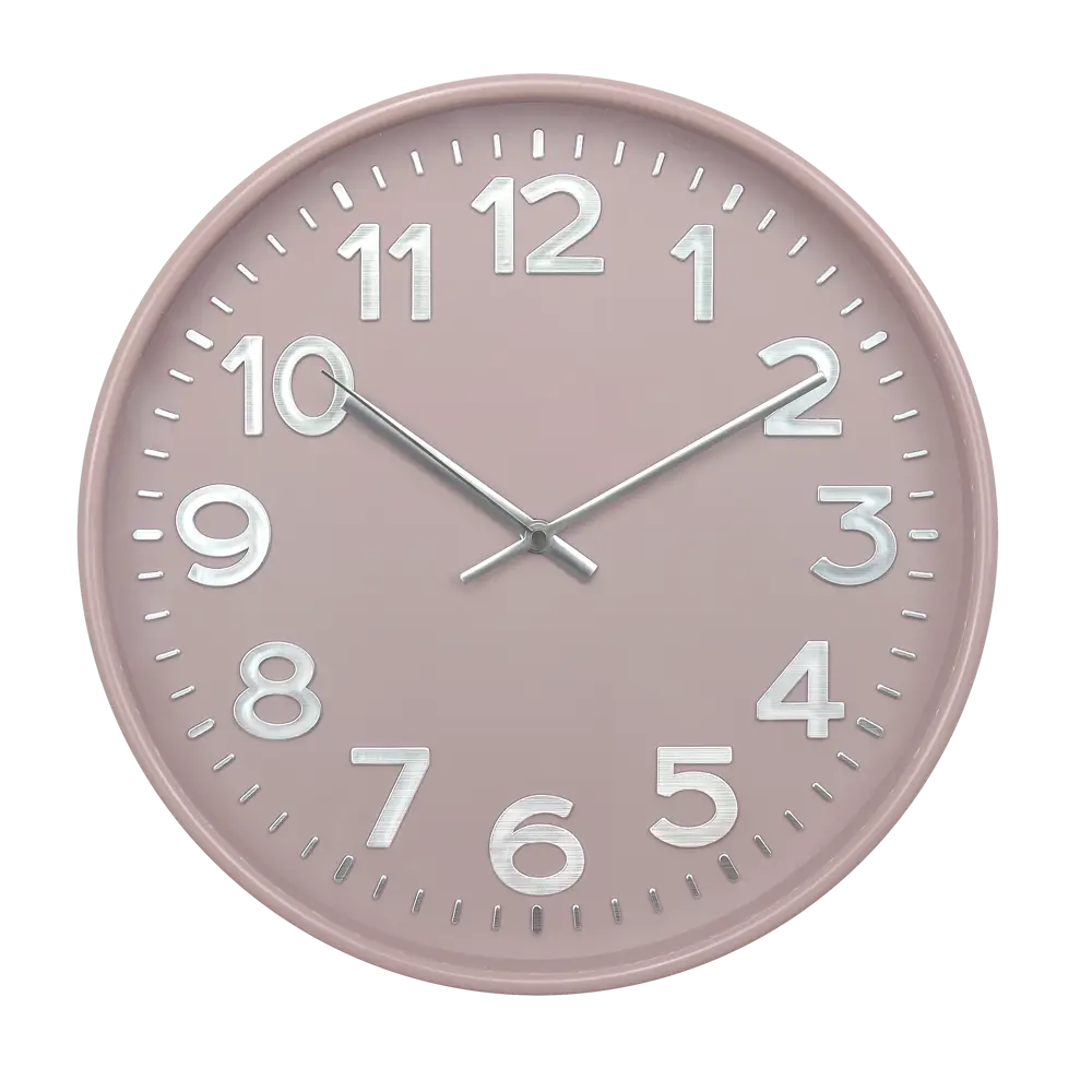 Часы настенные Troykatime ø30 см цвет розовый STLM-2012445