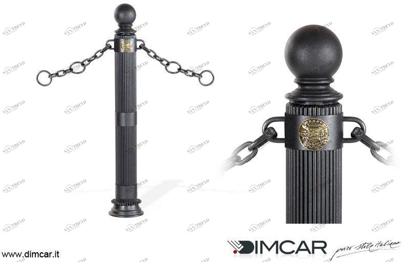 DIMCAR Стационарный металлический столбик для цепей Elite sun-id-1370423