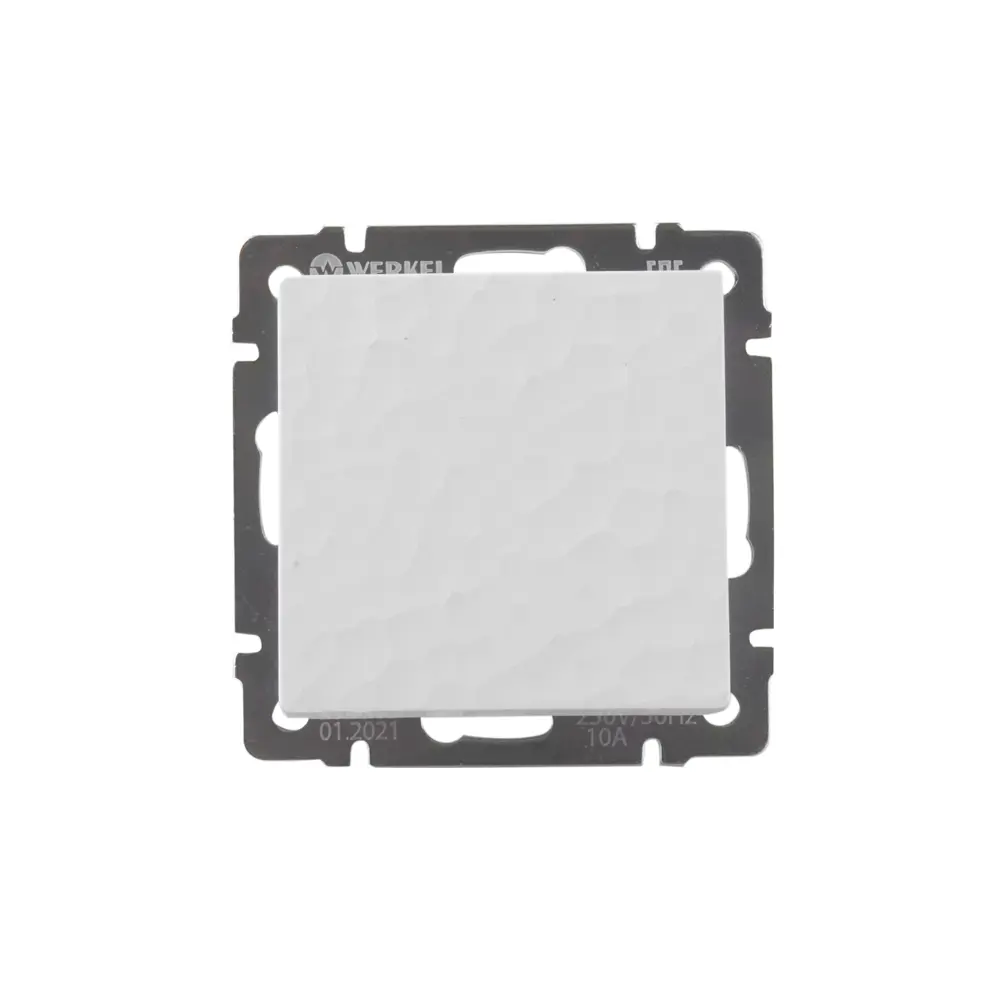 Выключатель проходной встраиваемый Werkel Hammer 1 клавиша цвет белый STLM-2059690