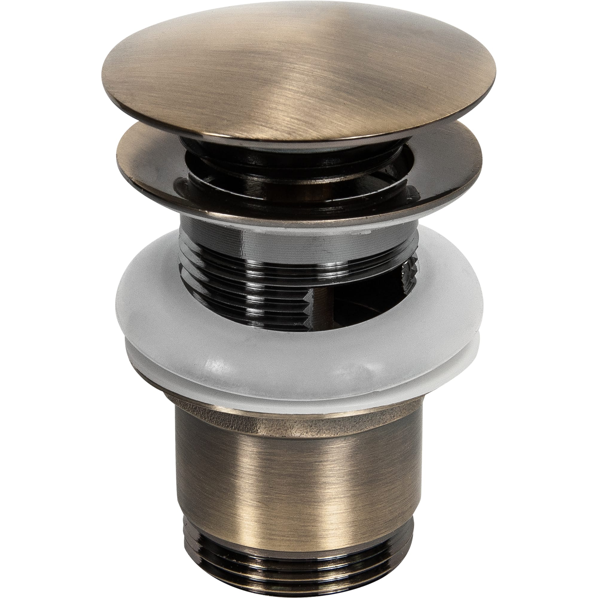 14362846 Выпуск для раковины Orange Клик-Клак 1/4", цвет бронза Santreyd  - Вид №1