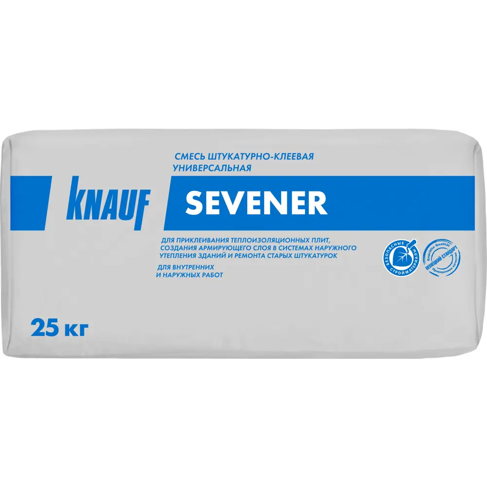 Штукатурно-клеевая смесь для теплоизоляции Knauf Севенер 25 кг STLM-2003448