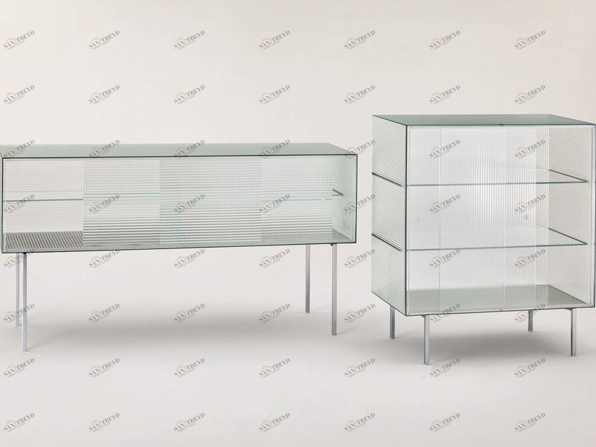 Glas Italia Буфет стеклянный с раздвижными дверцами sun-id-1433277