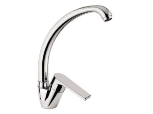 Смеситель для кухни из хромированной латуни