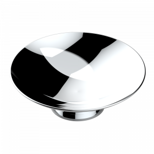 G2I-544GM Мыльница на подставке, диаметр : 150 мм Thg-paris Le 9 Nero Marquina Хром