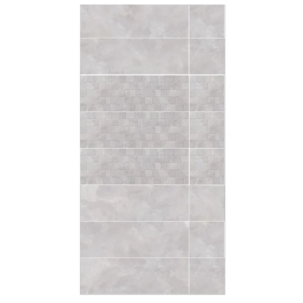 Плитка настенная Керамин Эдда 1 75x25 см 1.69 м² цвет серый STLM-2123840 - Вид №6