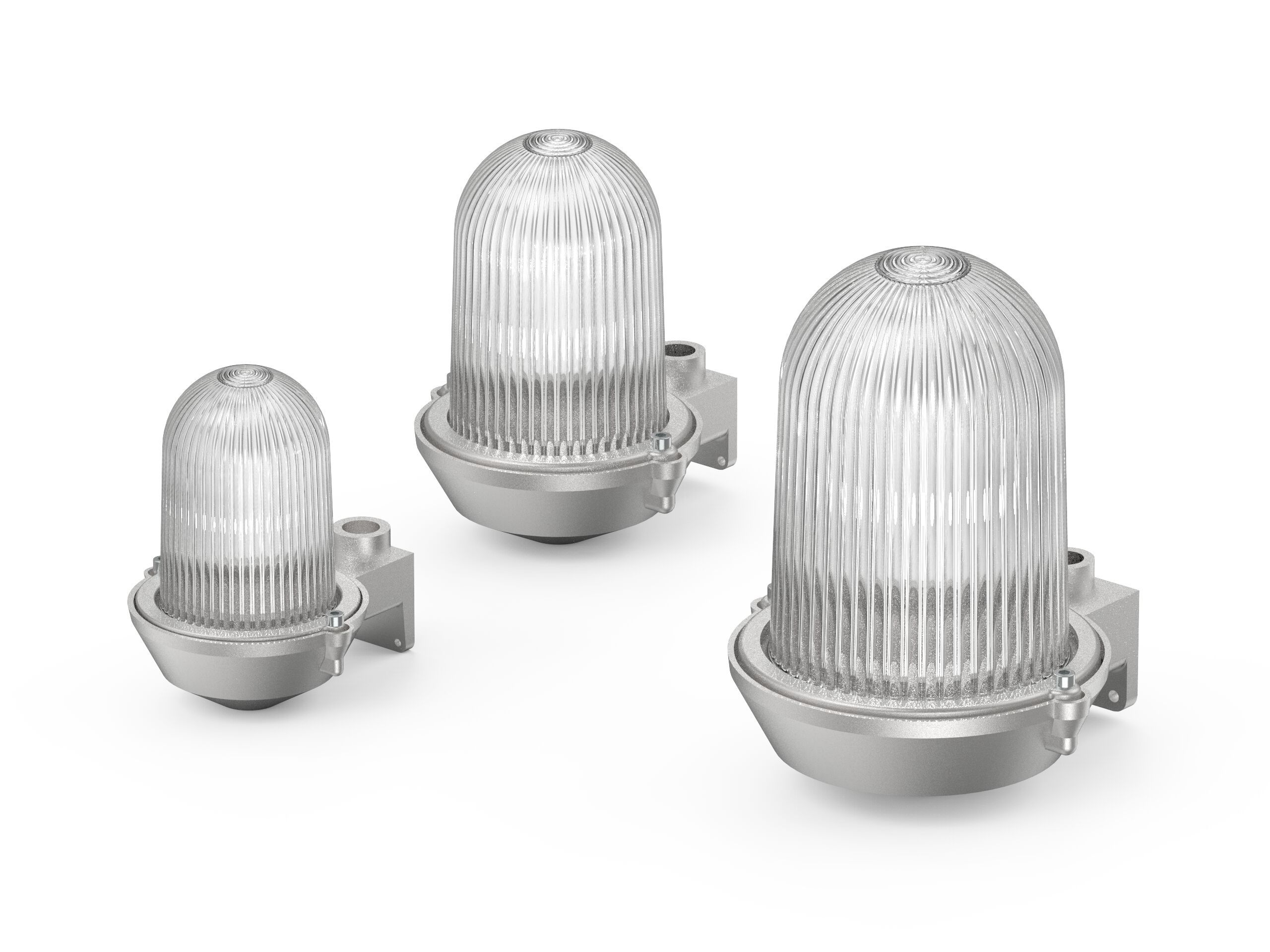 Натуральный алюминиевый настенный светильник Genuit Silver ARCH-00129058 - Вид №3