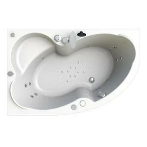 Гидромассаж "Спортивный Chrome" на ванну Ирма 160х105 (двигатель 900 Вт, система "Turbo-pool", джет Джереми - 12 шт.)