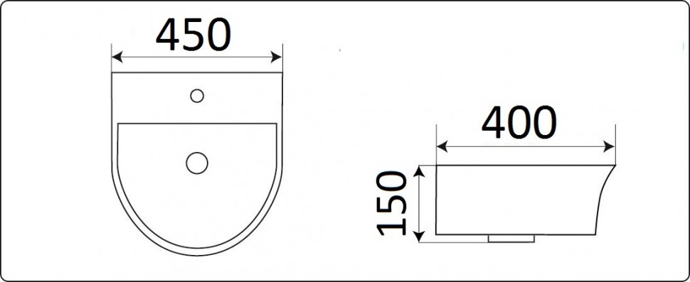 78370A Умывальник LAB.Space N - Вид №1