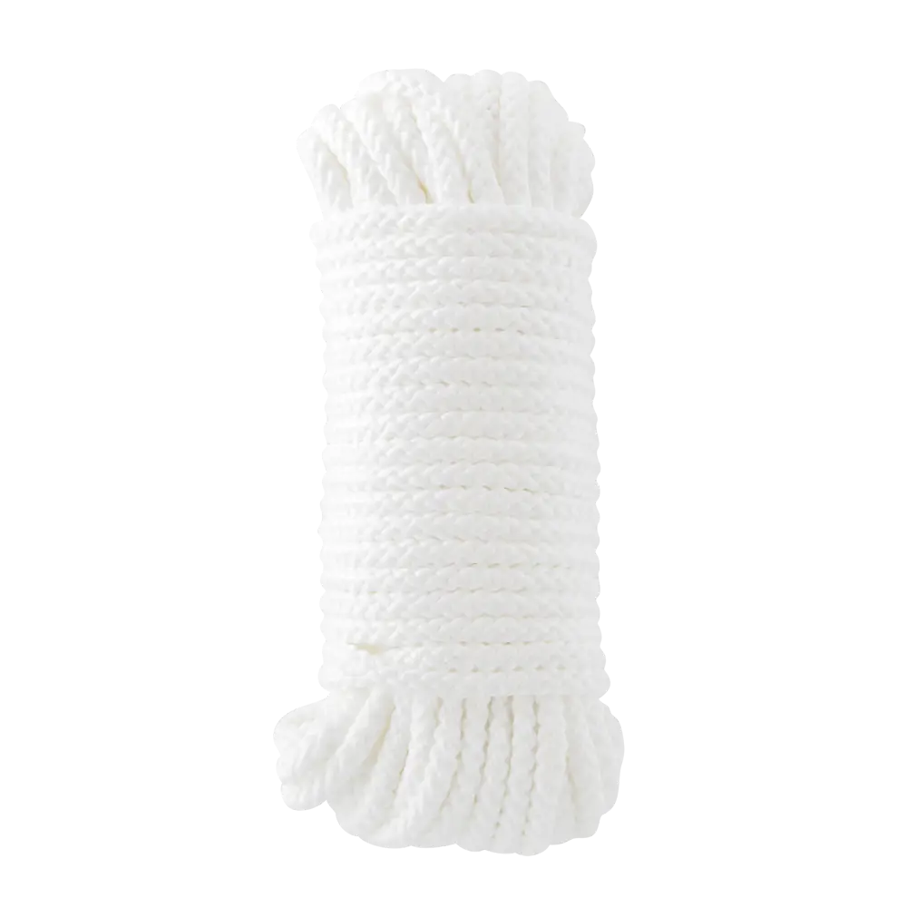 Канат плетеный  8 мм 20 м полипропиленовый, цвет белый STANDERS STLM-2094844 - Вид №3