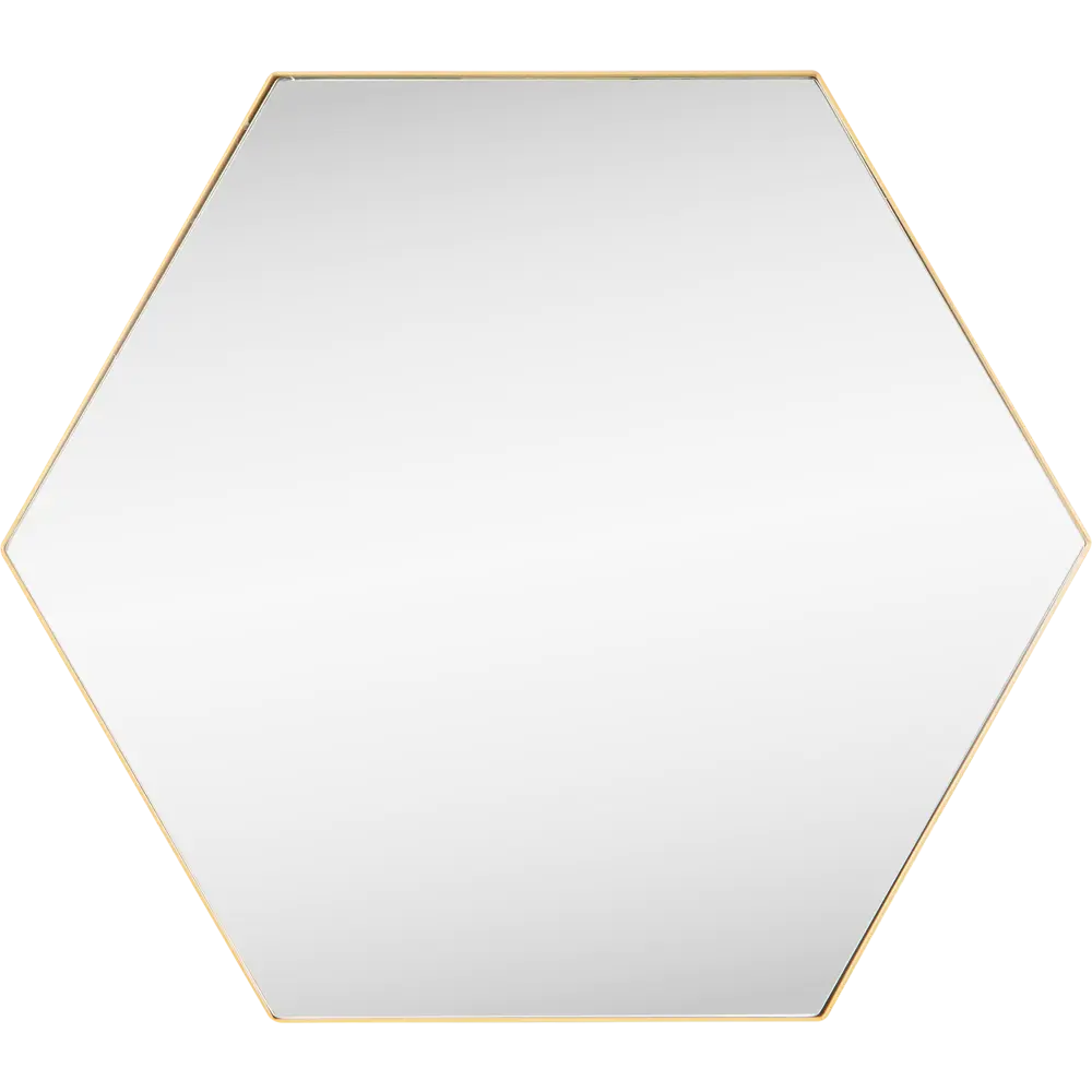 Зеркало Ferro 50х43 см цвет золотой Santreyd STLM-2039262 - Вид №1