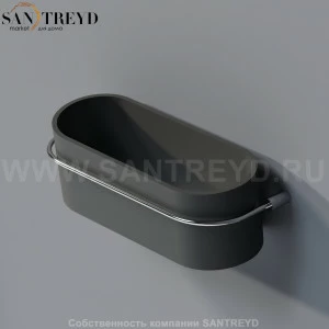 Agape BUCATINI Полка черная ABUC0180EB