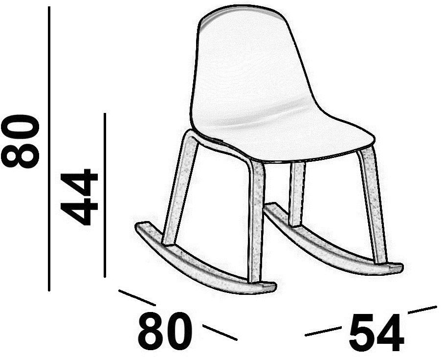Luxy Кресло-качалка из полипропилена Epoca sun-id-1424563 - Вид №2