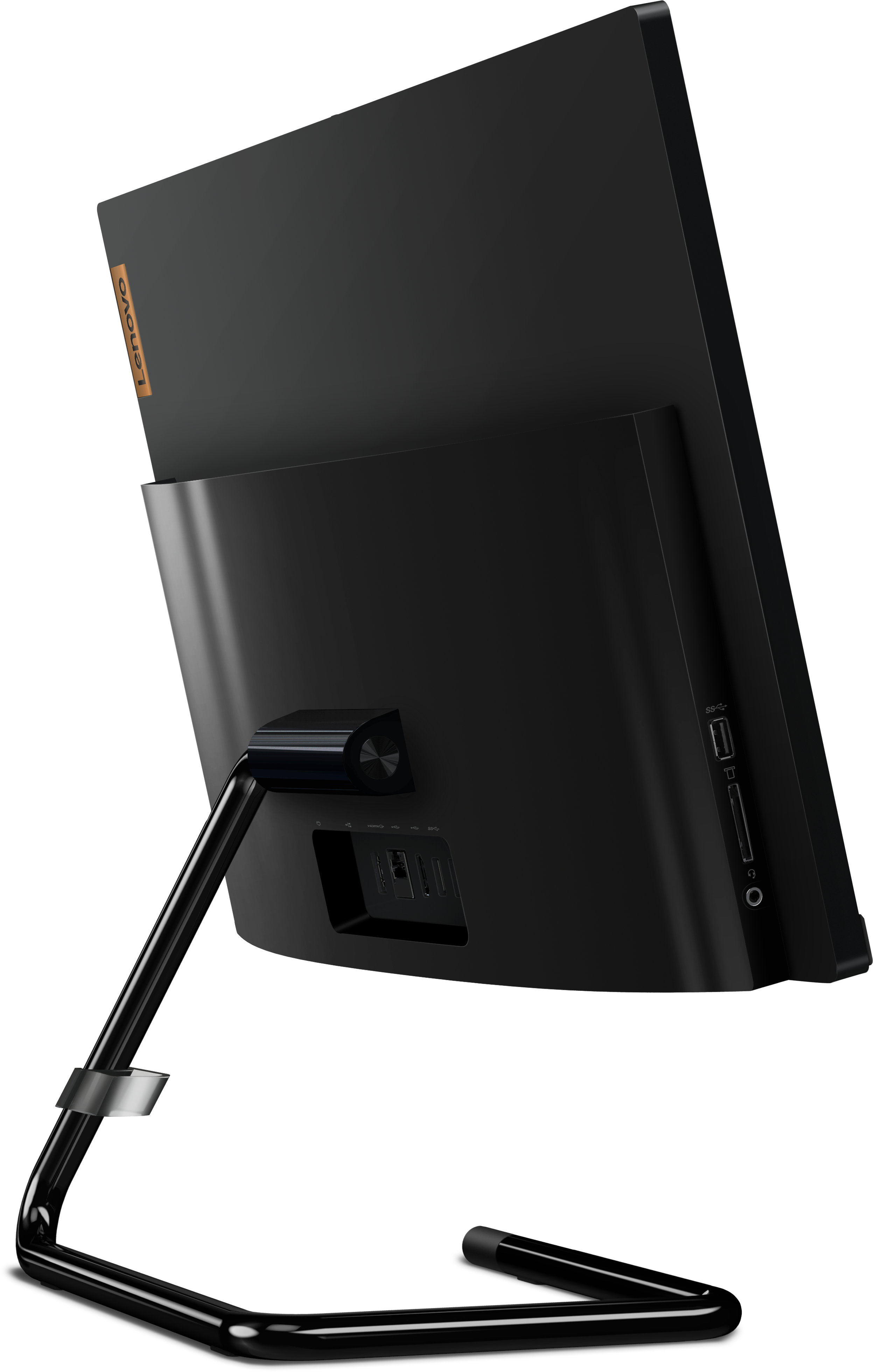 F0EA005GRK ideacentre aio a340-22igm 21.5"(1920x1080 ips)/intel celeron j4025(2ghz)/4096mb/128ssdgb/dvdrw/int:intel uhd graphics 600/bt/wifi/war 1y/5.28kg/black/dos + клавиатура, мышь usb Lenovo Santreyd  - Вид №5