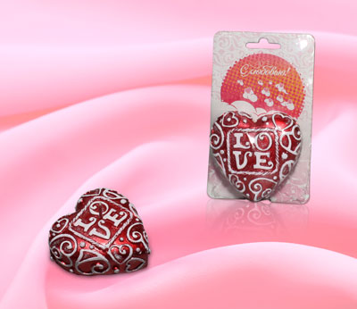 0509 Свеча Сердце малая №03 6.5 x 3 см 65 г Love Омский Свечной 