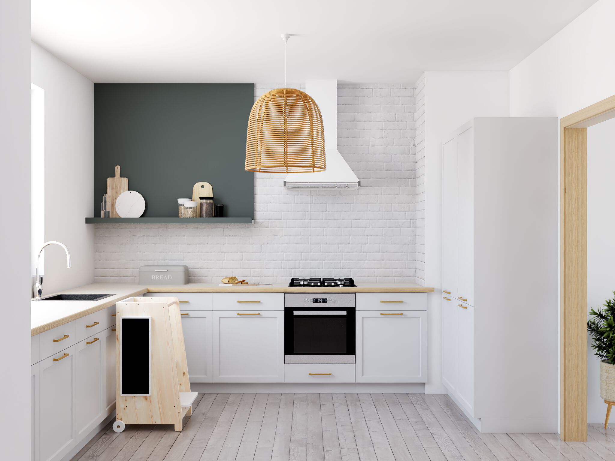 Регулируемая высота деревянный стул Mathy by Bols ASYMETRY ARCH-00149104 - Вид №10