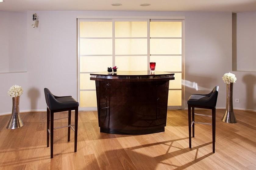 HUGUES CHEVALIER Высокий табурет со спинкой Iconic sun-id-1512192 - Вид №2