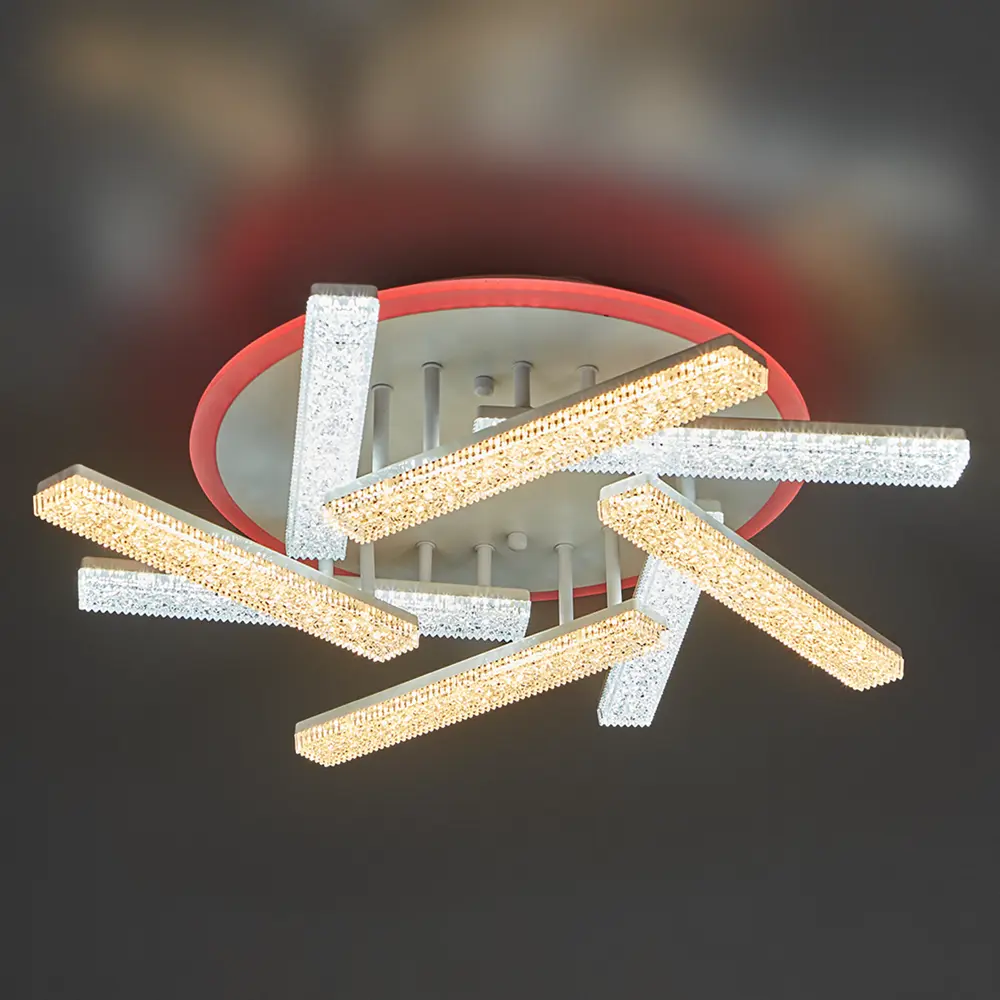 Люстра потолочная De City Оскар 8x10 Вт+22 Вт RGB LED 220 В с пультом управления 88038422 STLM-2001293  - Вид №26