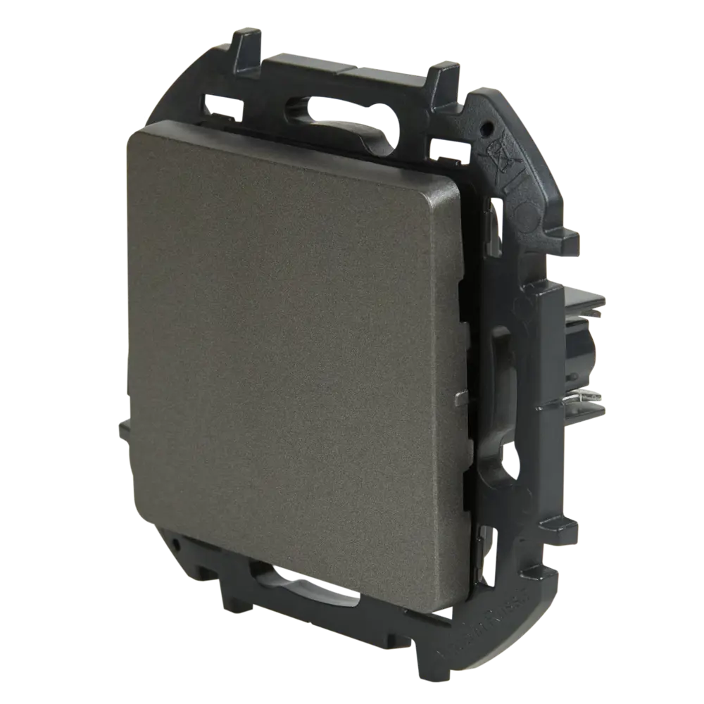 LEXMAN LILIAN - Одноклавишный переключатель скрытого монтажа в цвете Титан 86761686 STLM-1111913 - Вид №1