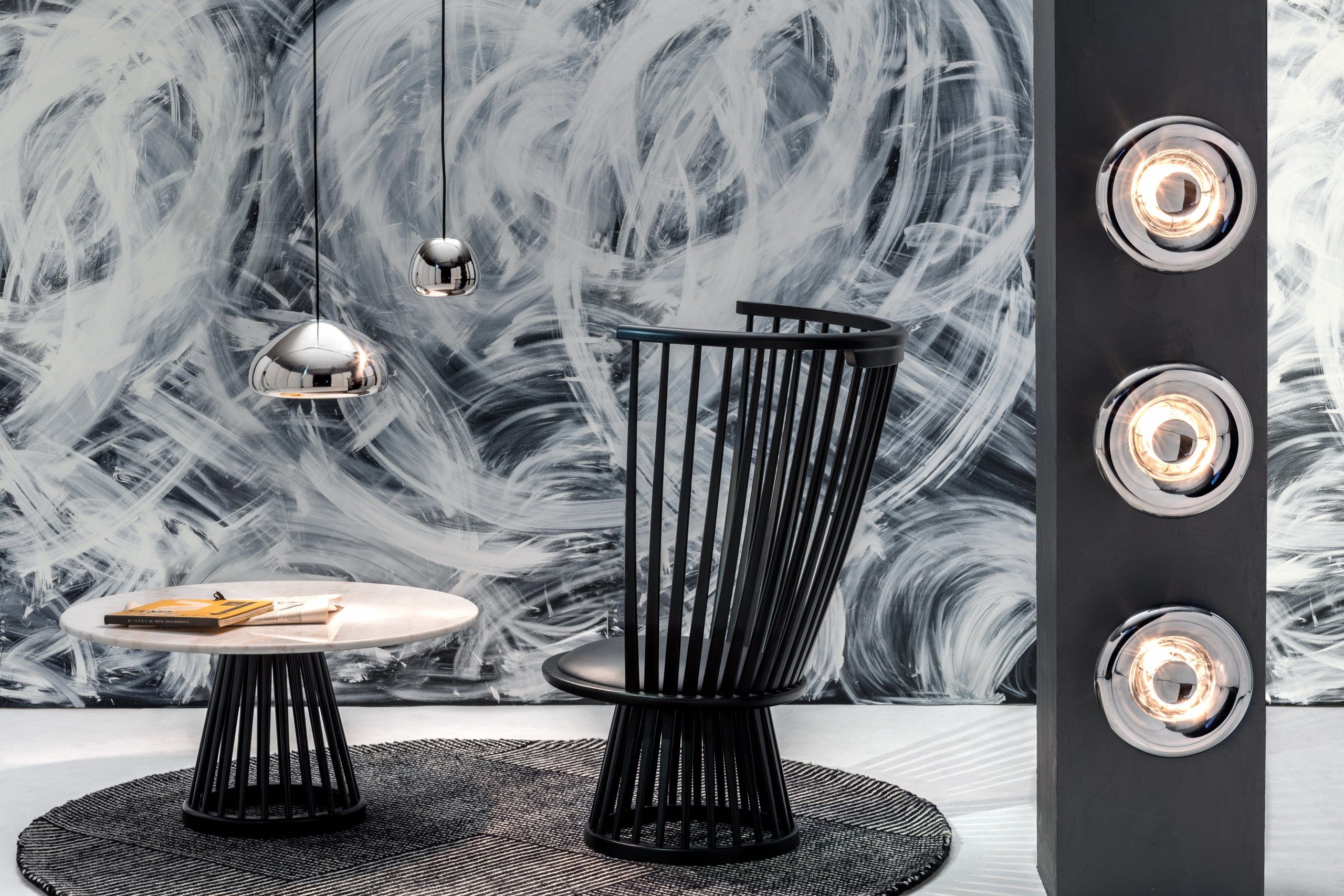 Стальной светодиодный подвесной светильник Tom Dixon VOID MINI ARCH-00109026 - Вид №4