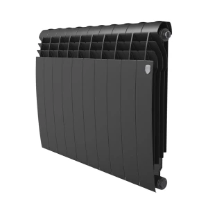 Royal Thermo BiLiner B 500 — биметаллический радиатор черный, 10 секций 89426233