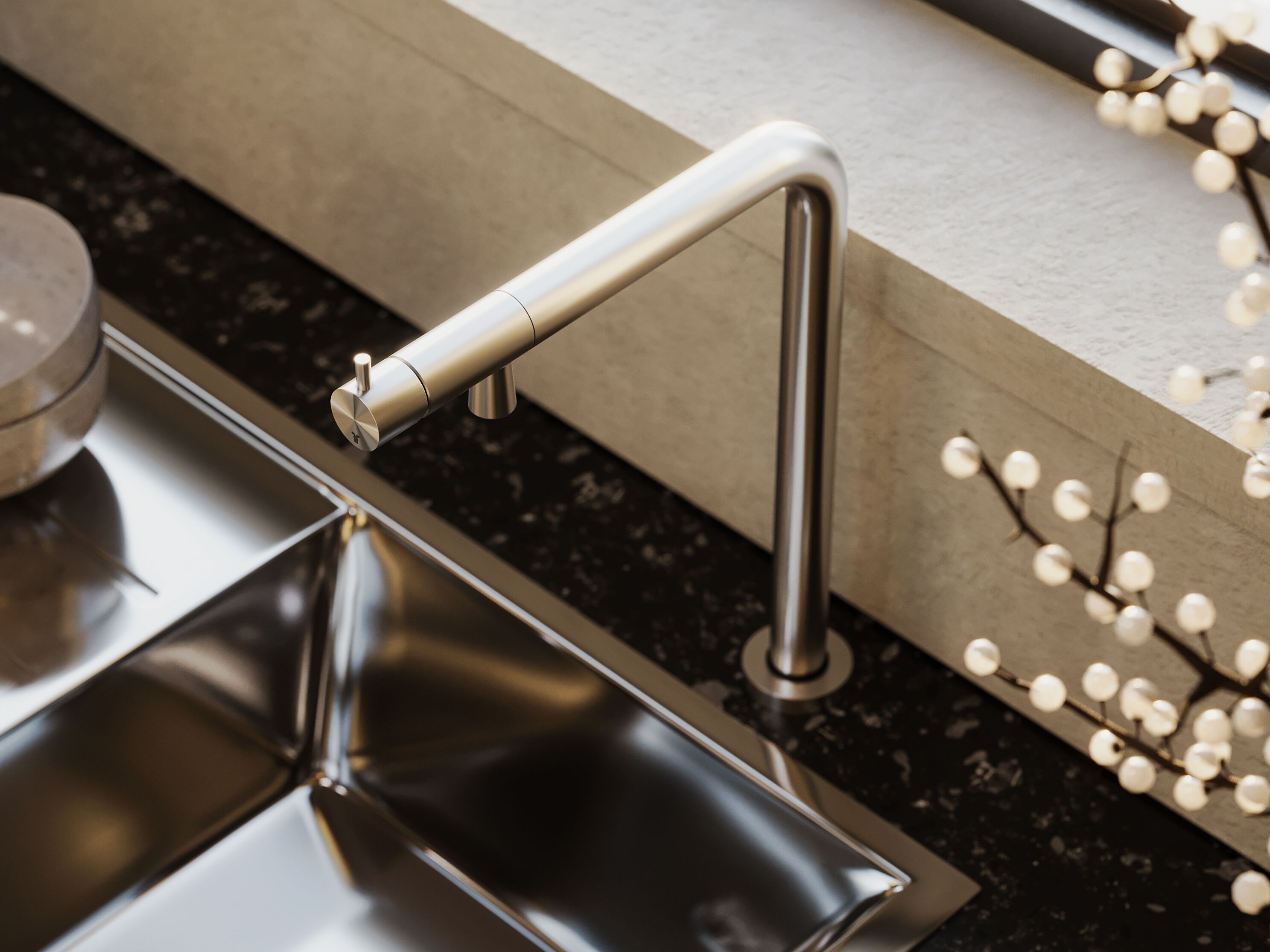 Смеситель для кухни из нержавеющей стали Fontealta Kitchen ARCH-00035115 - Вид №1