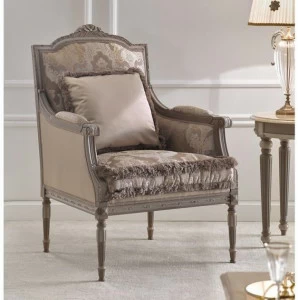 SCAPPINI & C Кресло из ткани с подлокотниками Timeless Se 2721