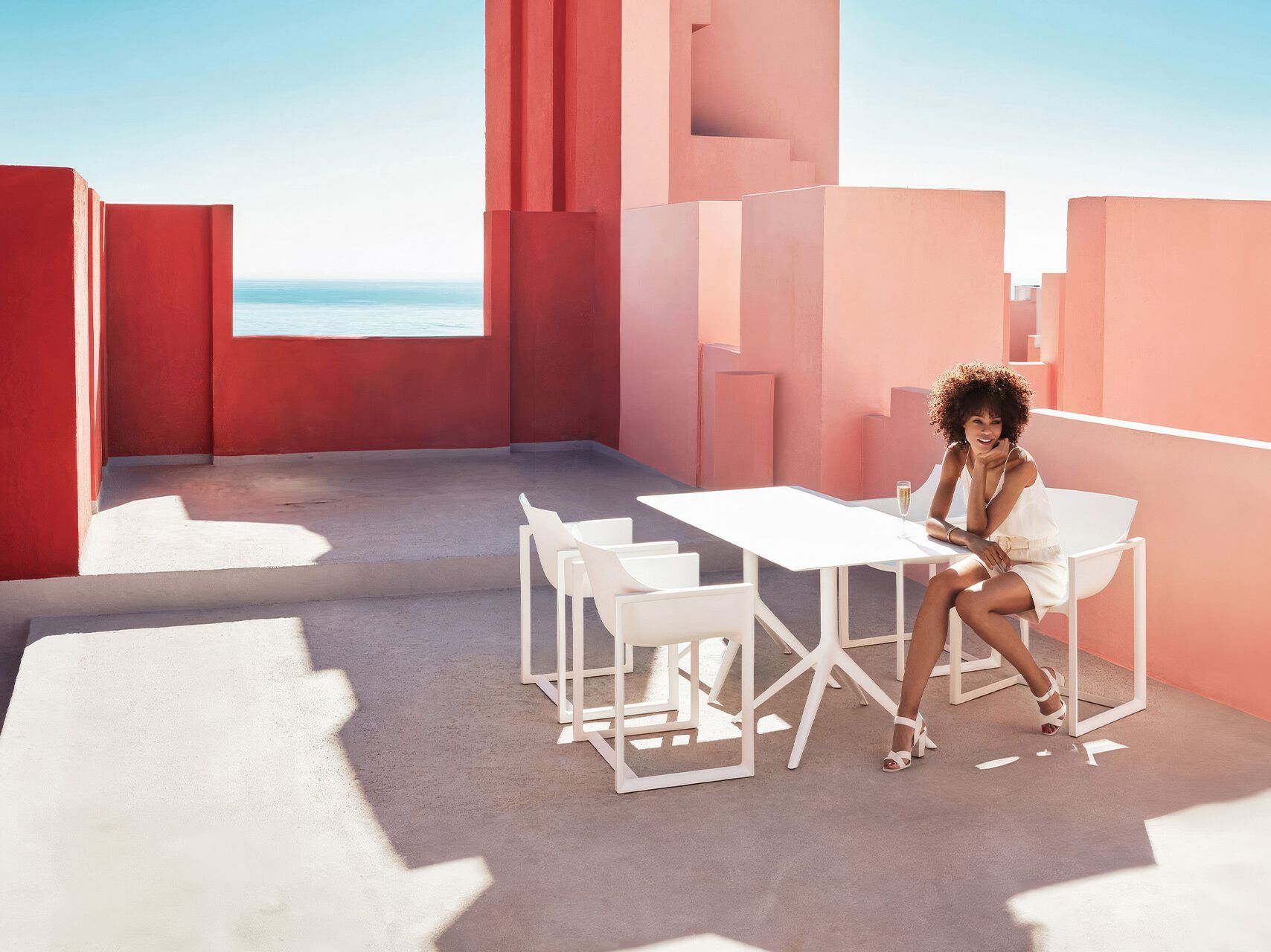 Сани сад стул с подлокотниками Vondom Уолл-Стрит ARCH-00041335 - Вид №7