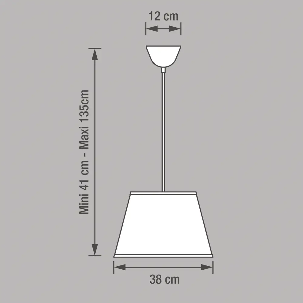 Светильник подвесной Inspire Sitia D38, 1 лампа, 2.3 м², цвет белый STLM-2030317 - Вид №5