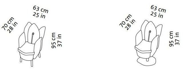 brühl Поворотное кожаное кресло Morning dew sun-id-1433419 - Вид №1