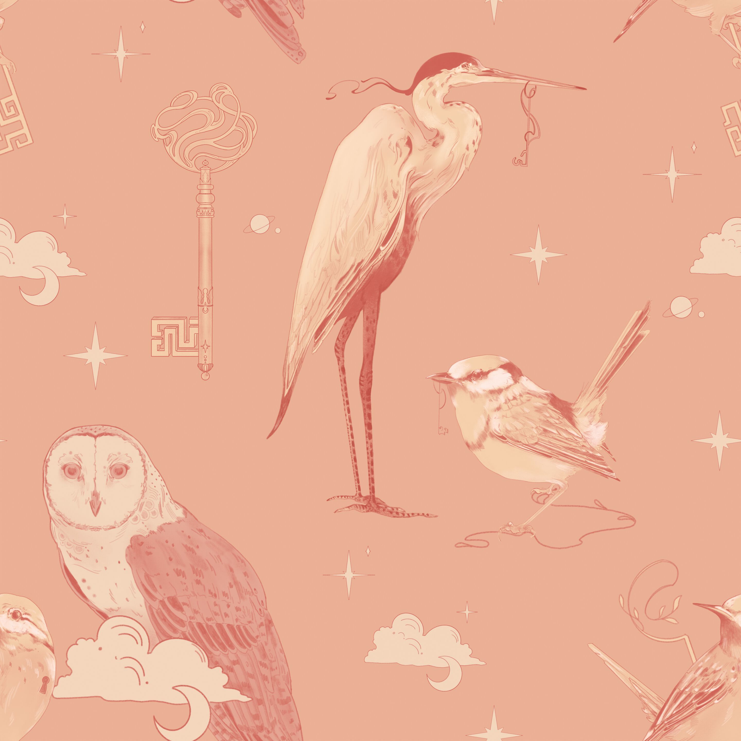 Обои с рисунком для детей Inkiostro Bianco Inkids ARCH-00103783 - Вид №1