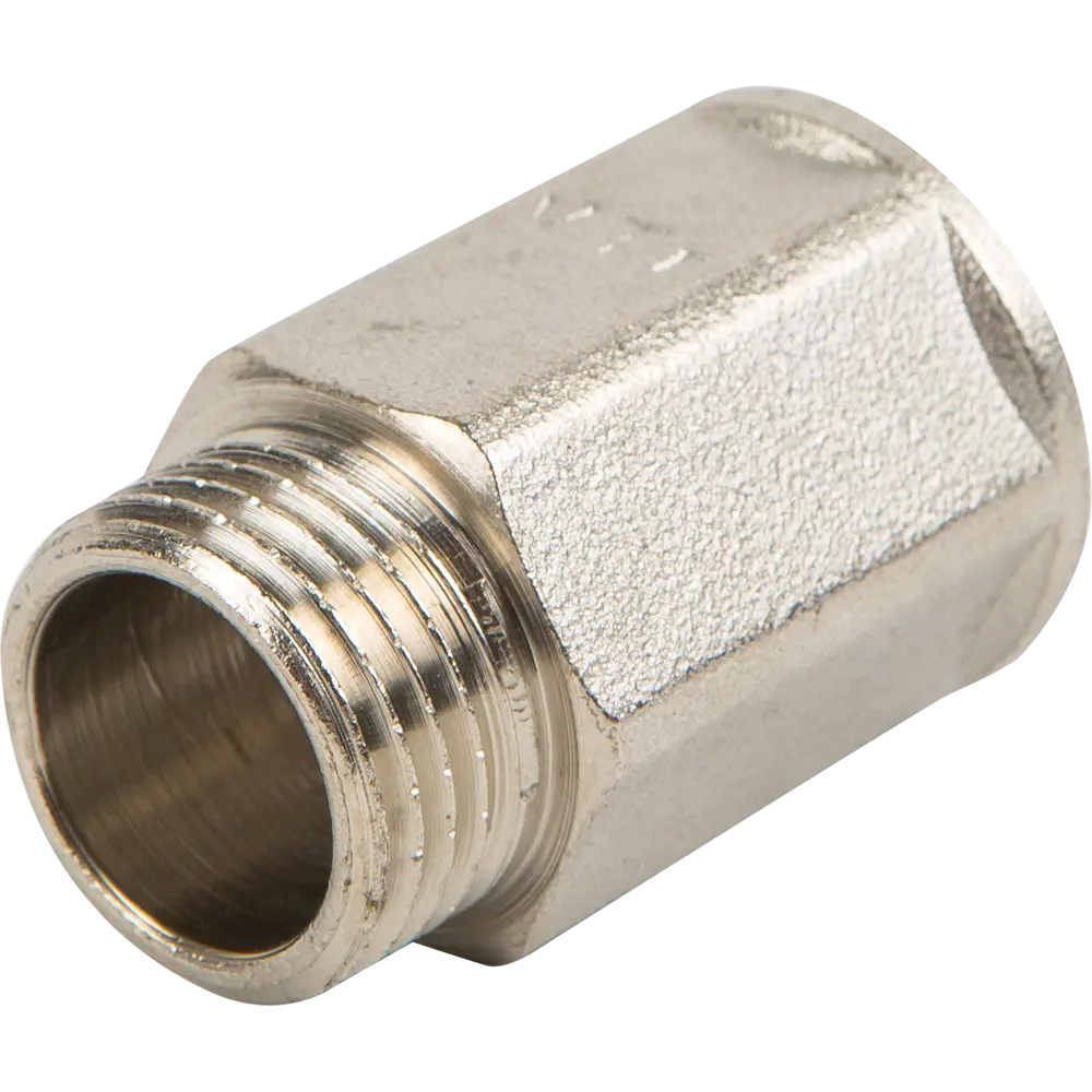 Удлинитель Valtec 1/2"х30 мм внутренняя-наружная резьба никелированная латунь STLM-2092009