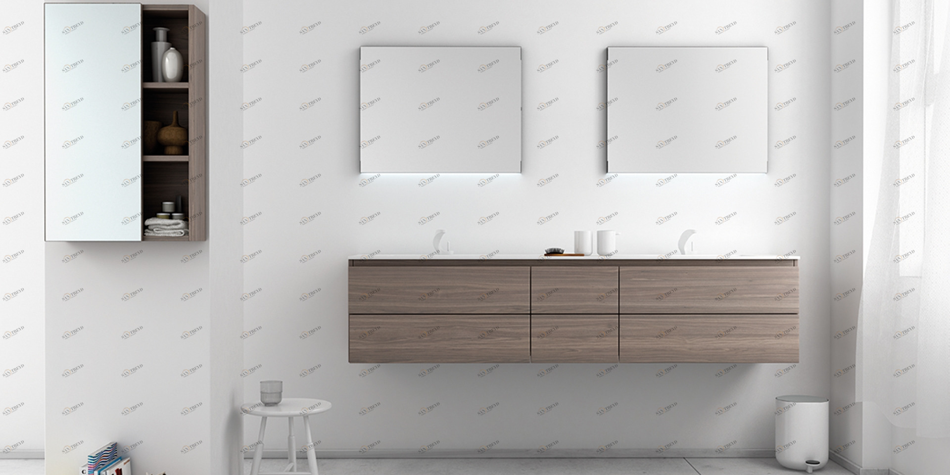 Подвесной модуль с 6 ящиками ST766 Inbani Strato