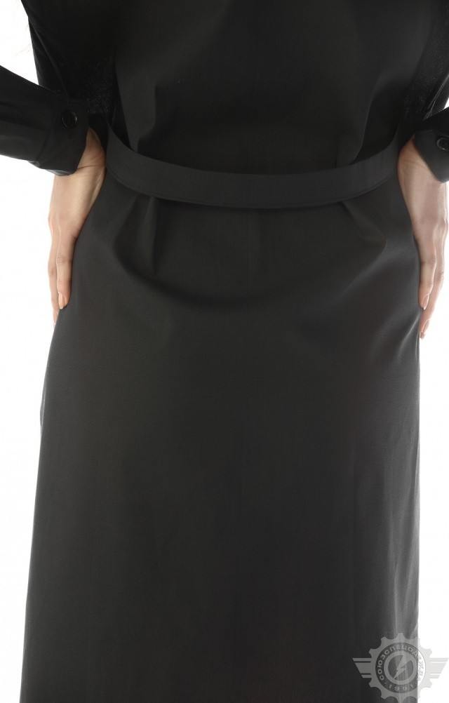 61675 Халат женский темный  Одежда для обслуживающего персонала  размер 48-50/158-164 Спецодежда  - Вид №9