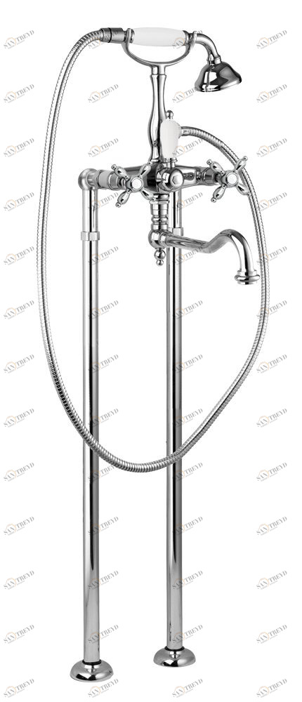 Напольный смеситель для ванны с поворотным изливом CEZARES NOSTALGIA-VDP2-01-Bi