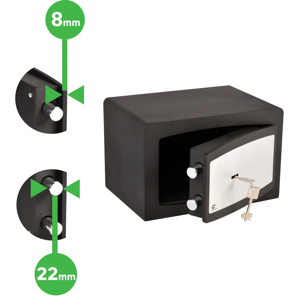 Сейф мебельный Standers N3, ключевой замок, 10 л STLM-2050281 - Вид №11