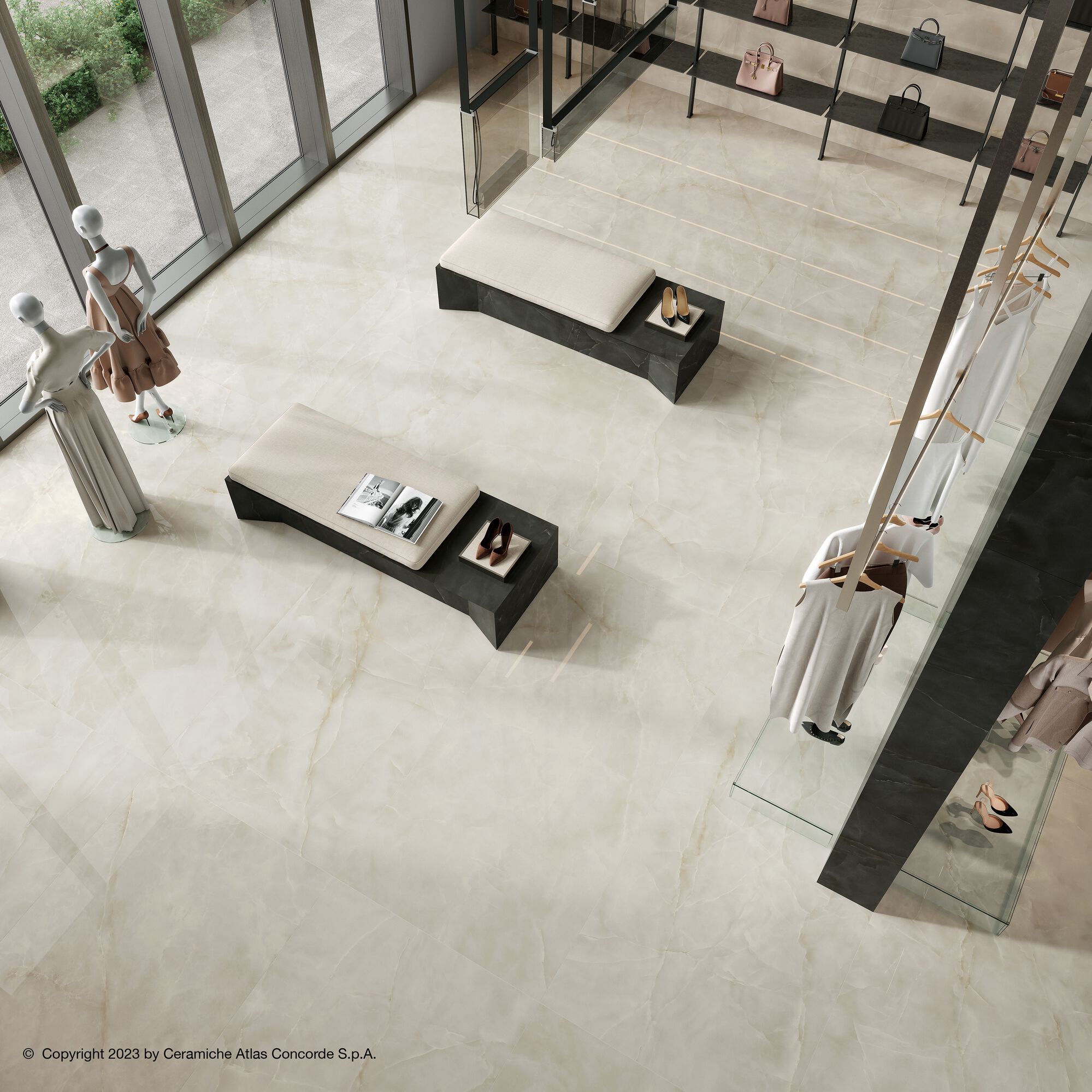 Напольное / керамогранит с эффектом оникса Atlas Concorde Marvel Onyx ARCH-00100320 - Вид №39