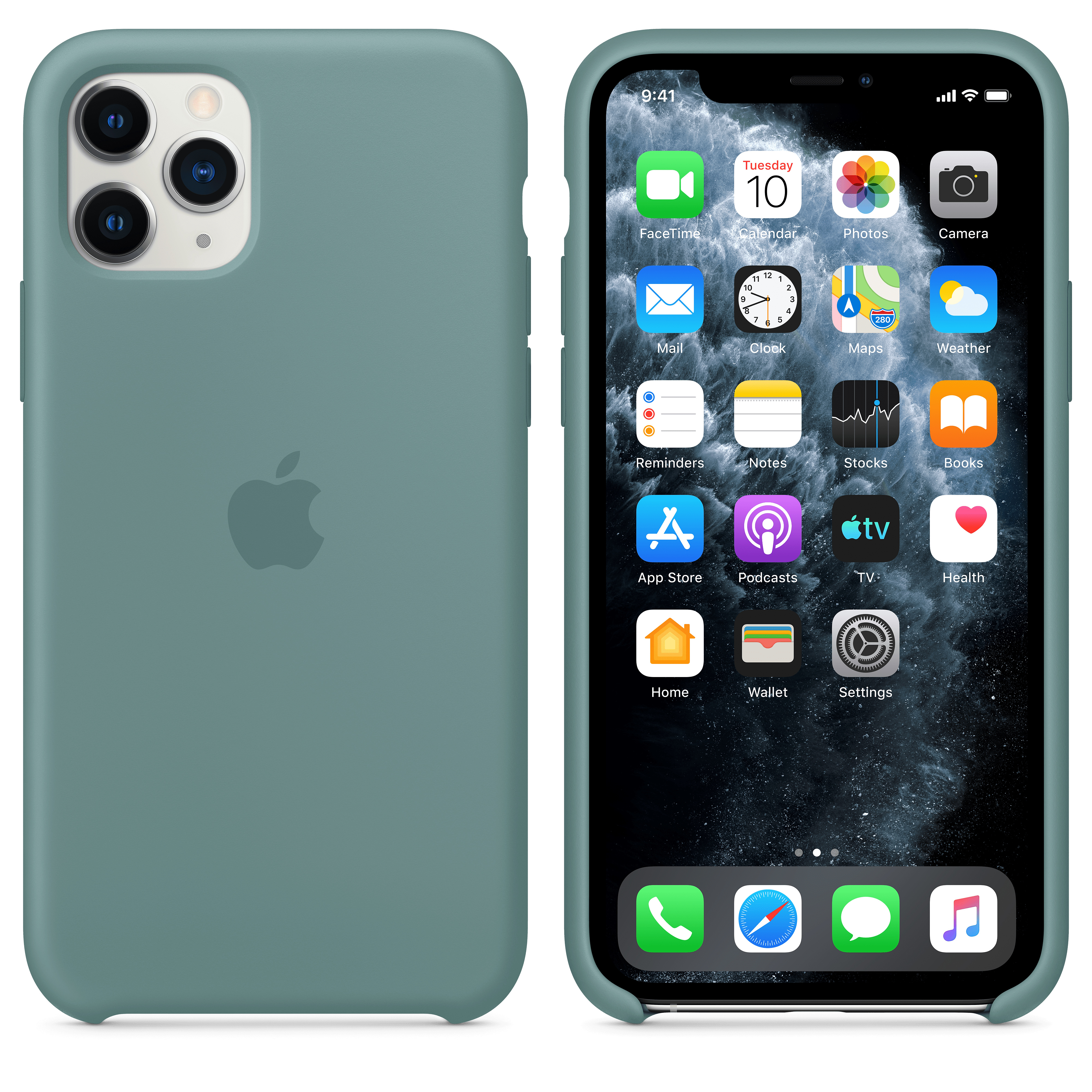 MY1C2ZM/A Iphone 11 pro silicone case - cactus Apple Santreyd  - Вид №5