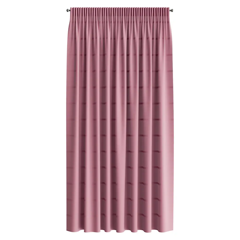 Штора на ленте 140x260 см цвет розовый GARDEN STLM-2023716 - Вид №1