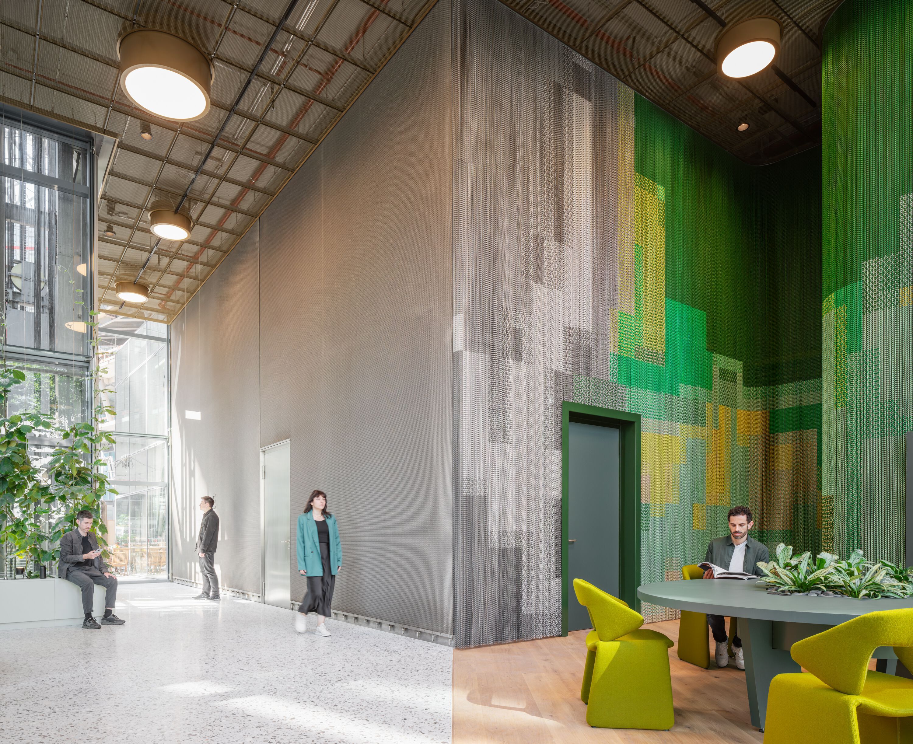 Алюминиевая проволочная палатка Kriskadecor WALLCOVERING - LOBBY E ARCH-00150452 - Вид №4