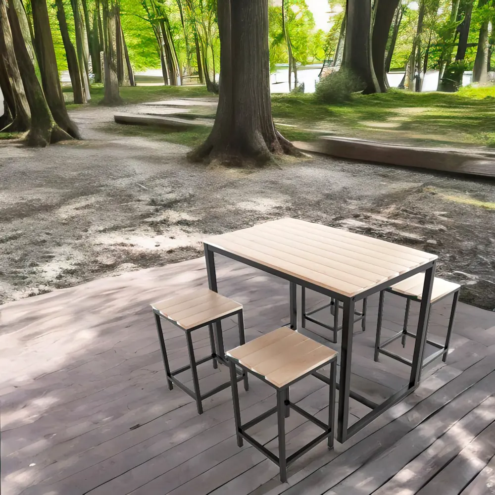 Комплект садовой мебели «Марсель» 1 стол и 4 табурета Santreyd 5 STLM-2050084 - Вид №3