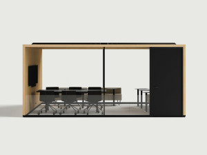 Мультимедийная многосторонняя акустическая офисная кабина