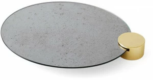 Gallotti&Radice Овальный поднос в зеркале под старину