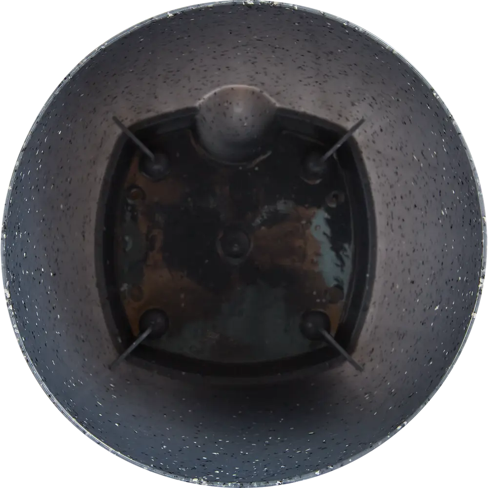 Горшок цветочный Ingreen Stone ø14 h13 см v1.35 л пластик темный серый STLM-2041528 - Вид №2