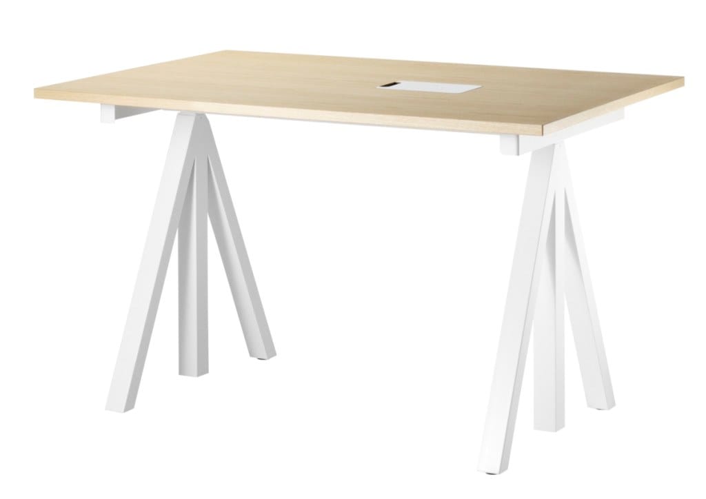 Стол из стали и дерева с системой кабельной втулки String Furniture Произведения искусства ARCH-00140664 - Вид №22