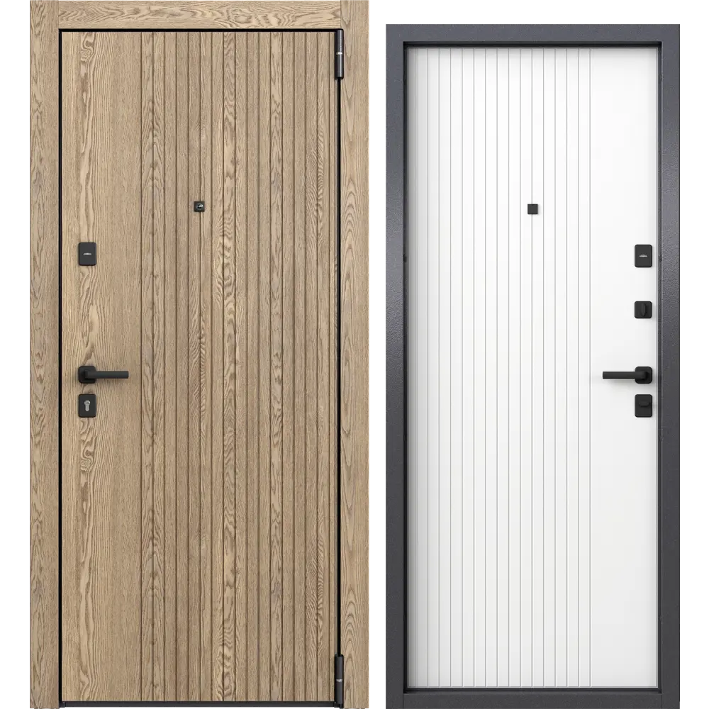 Дверь входная металлическая Клауд Форест 95x205 см правая бьянко TOREX STLM-2091042