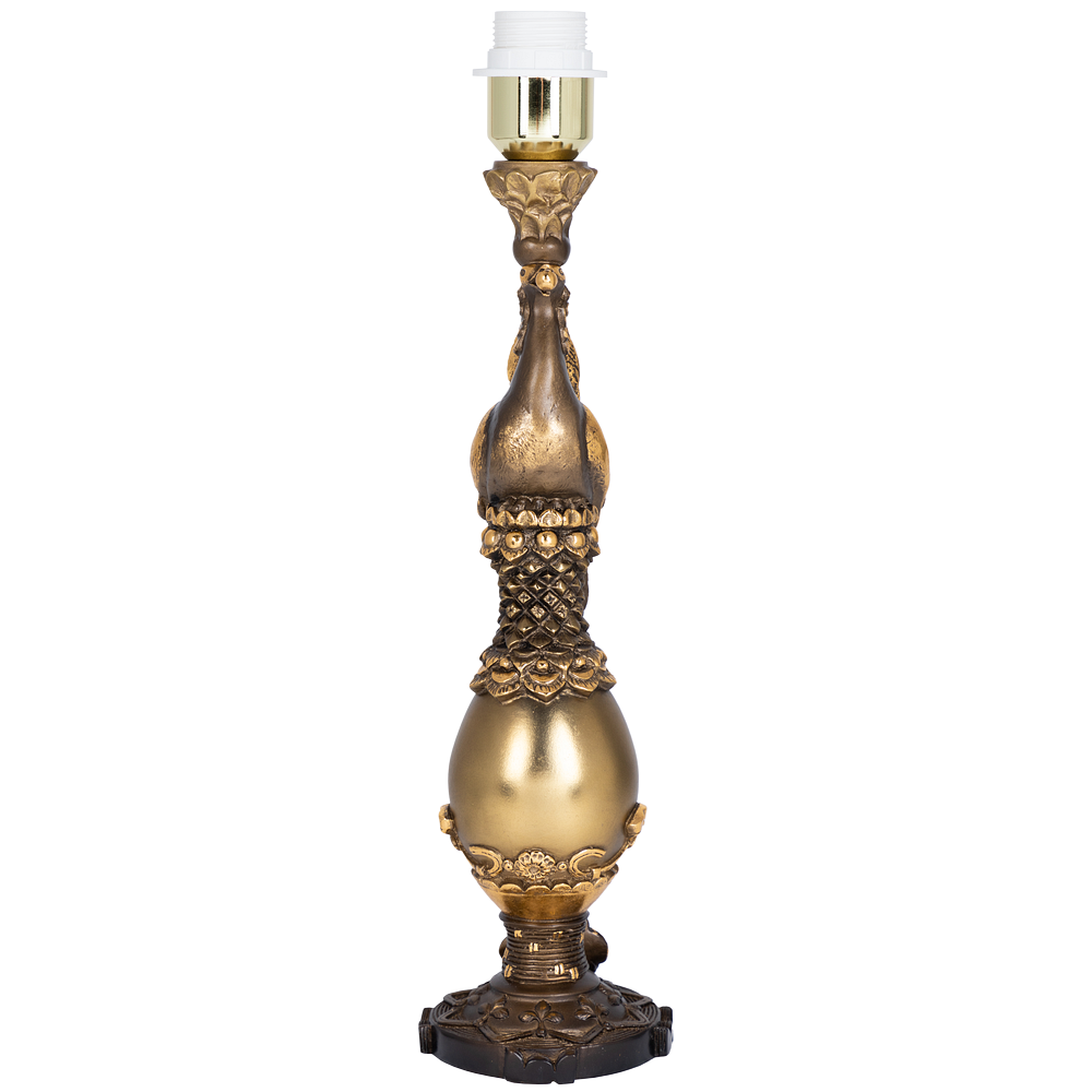 32081,34057 Настольная лампа Павлин Тюссо Капучино BOGACHO 4627138210871, 4627138151112